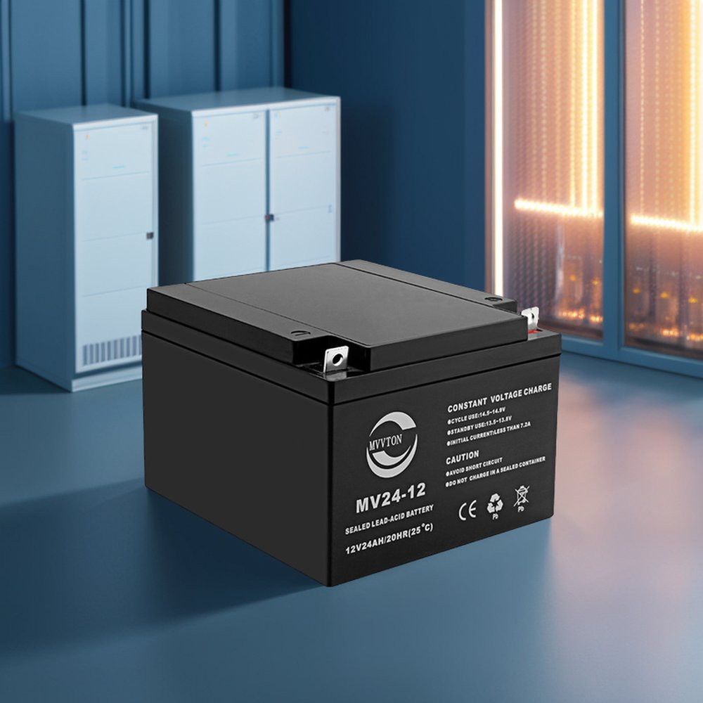 Hot Selling Simple AGM 12V 24Ah Lead-Acid Battery Deep Cycle For Scooter Power Tool Energy Storage And Electric Vehicles