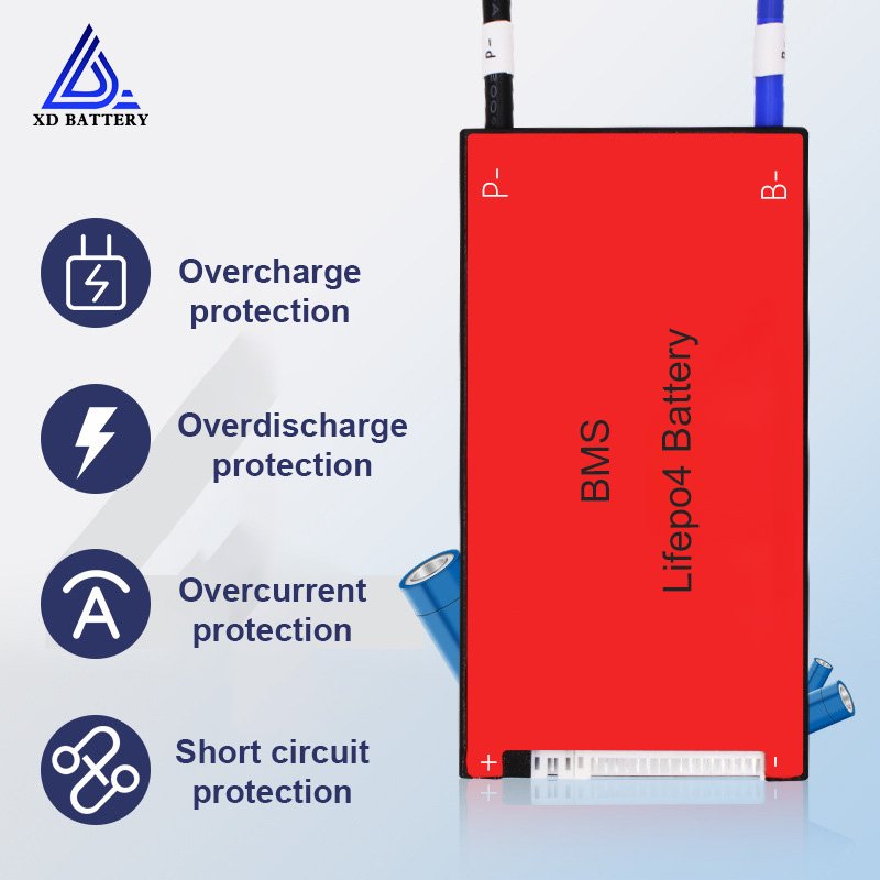 lithium ion batteries 12v 100ah lifepo4 battery with smart bms