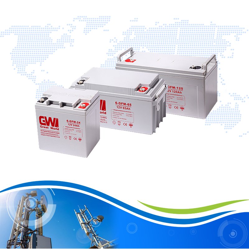 Golf car using 12v AGM battery deep recycle power support 6-GFM-200 VRLA energy storage battery -solar battery