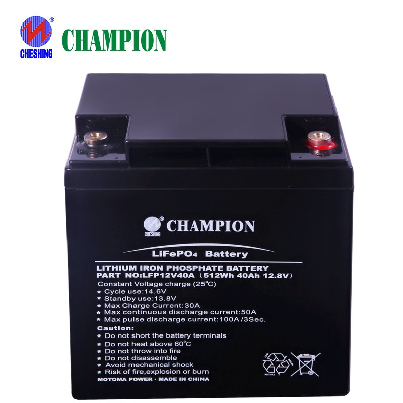 Champion Lead Acid Replacement Lifepo4 12v40ah Lithium Iron Phosphate Battery Pack