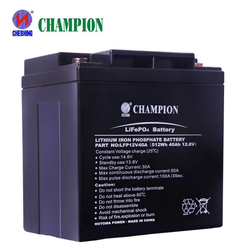 Champion Lead Acid Replacement Lifepo4 12v40ah Lithium Iron Phosphate Battery Pack