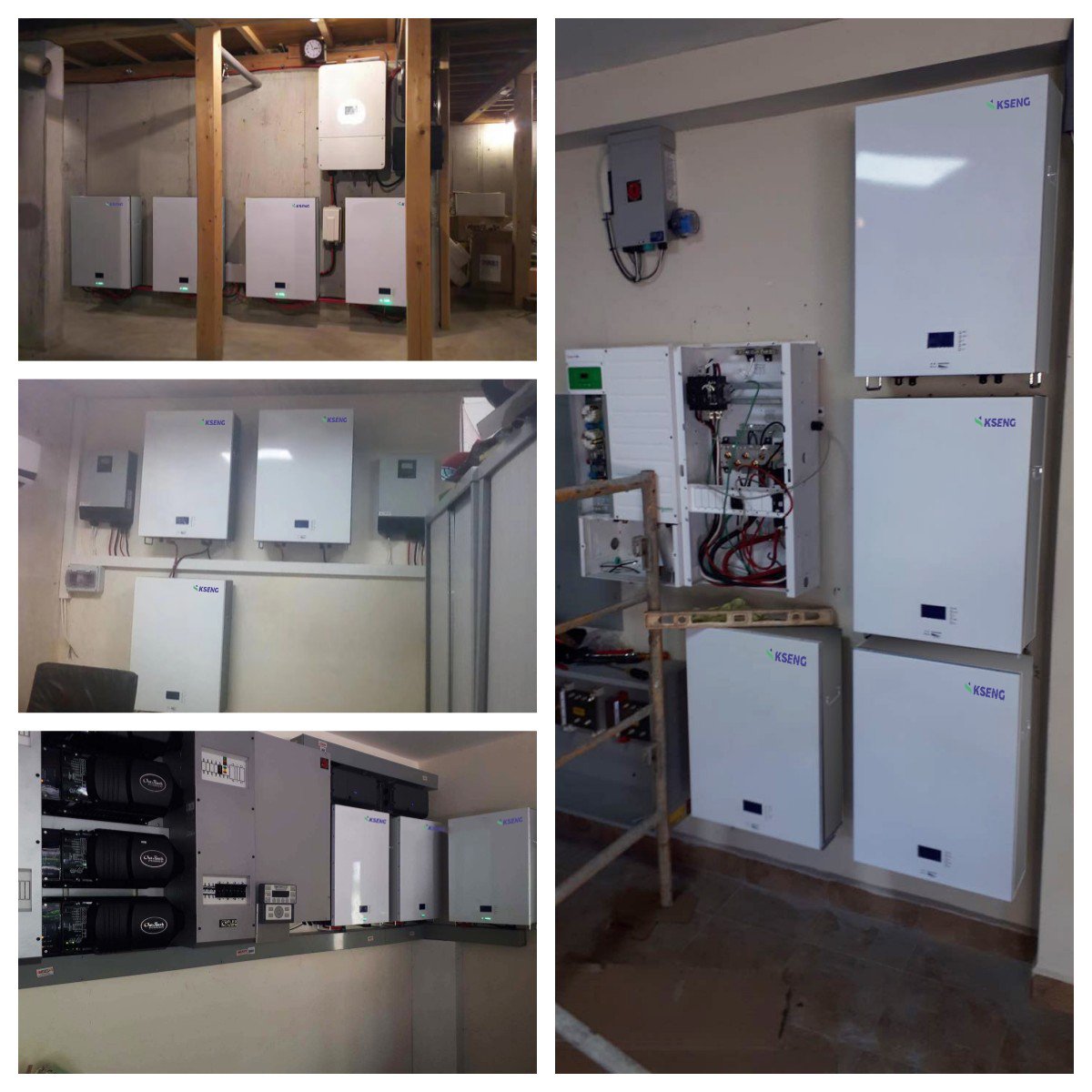 Kseng 48V 200Ah lifepo4 battery 5kw 10kw powerwall 48v 100ah lithium ion battery LFP energy storage battery solar system