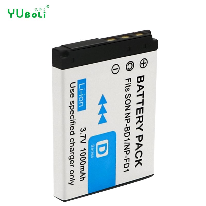 Fully Decoded Li-ion Battery NP-BD1 NP-FD1 FD1 NP BD1 BD1 for Sony Cybershot DSC-T2 G3 T70 T75 T77 T200 T300 T500 T700 T90 T900