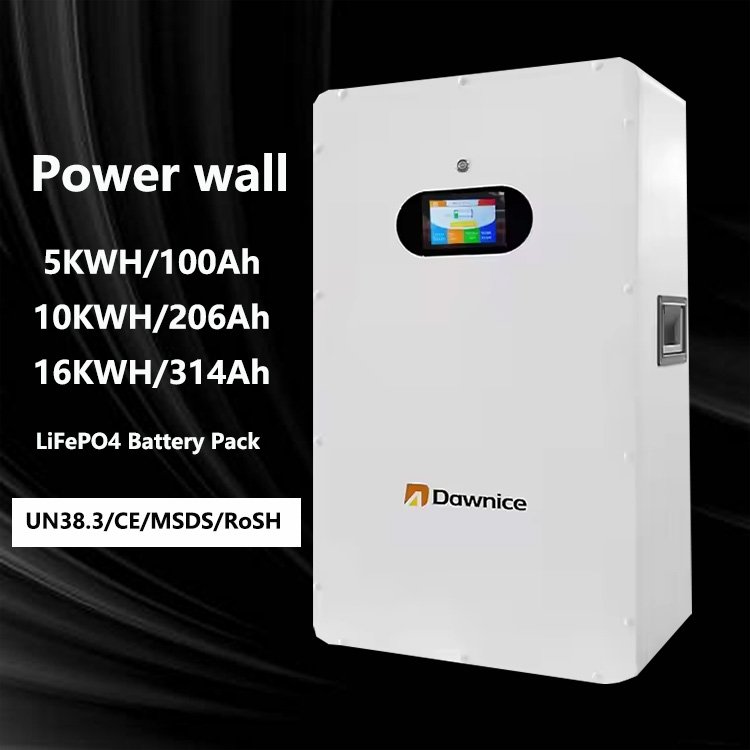 Power Wall 5kwh 10kwh 15kw 20kwh 48v Solar Panel Battery Storage 48v 200ah With Bms Lithium Ion Battery