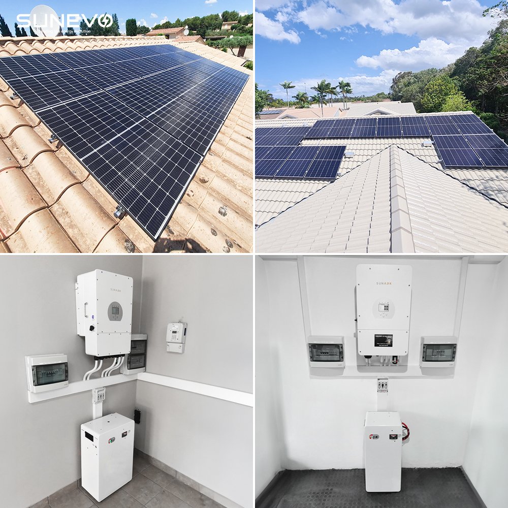 SunArk 5Kva Solar Energy System 15kw 20kw 30kw 36kw Solar Power System For Home