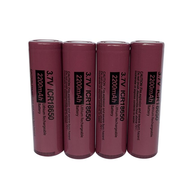Lithium ion battery 3.7V 18650 2000 mAh rechargeable battery lithium battery 18650 for torches