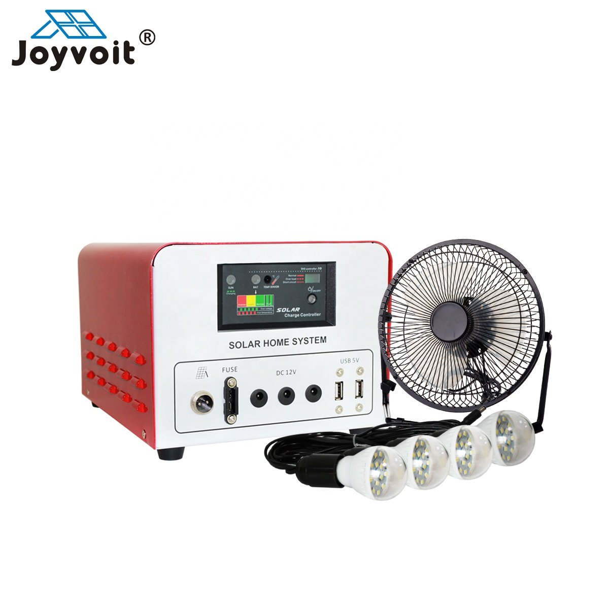 Joyvoit design 20W 40W 80W 200W high quality off grid solar power panel system home with battery