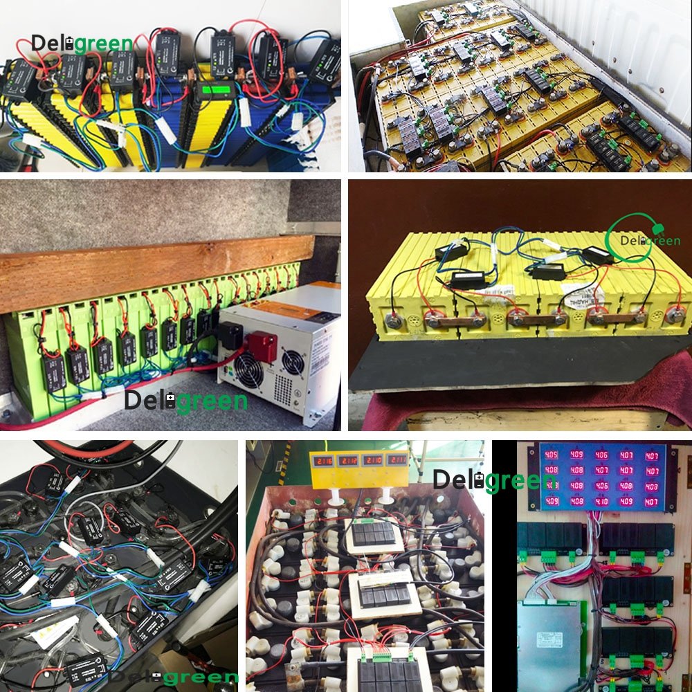 Active Motor Home Rv 2v 6v Lead Acid Batteries Voltage Balancers 12v To 24v Battery Bank Equalizer
