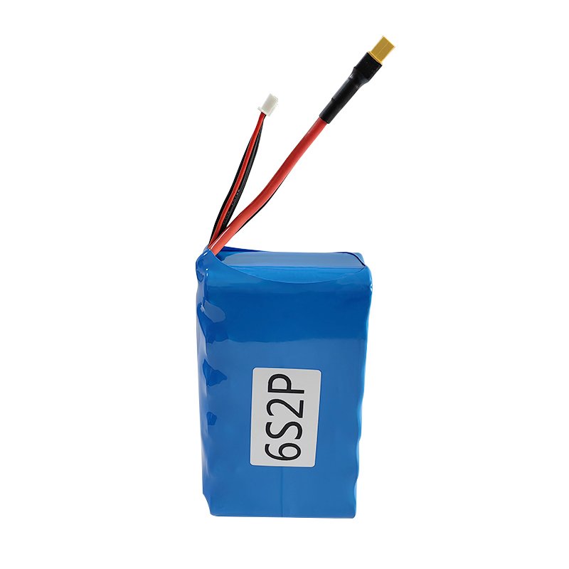 OEM 21.6V 8000mah 6s2p high power lithium ion batteries 21700 battery pack for e-bike power tools with connect plug
