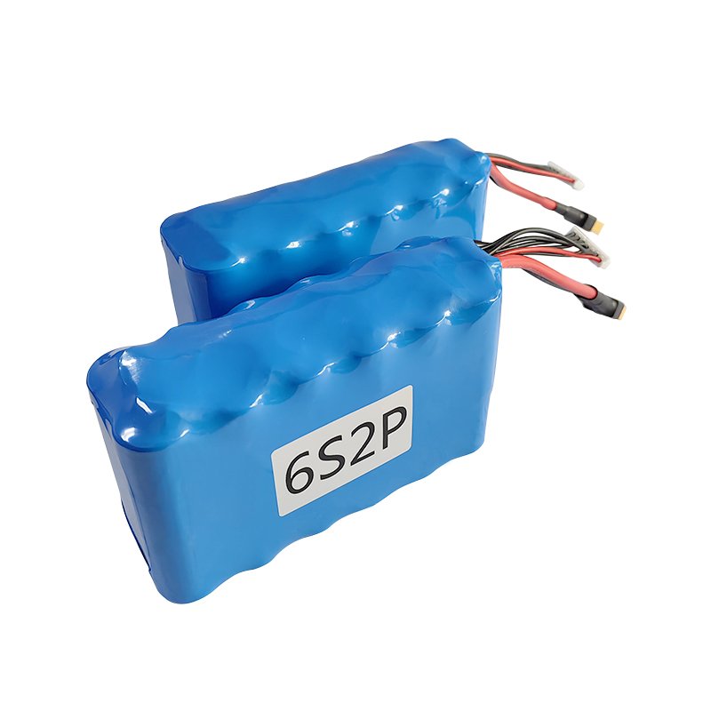 OEM 21.6V 8000mah 6s2p high power lithium ion batteries 21700 battery pack for e-bike power tools with connect plug