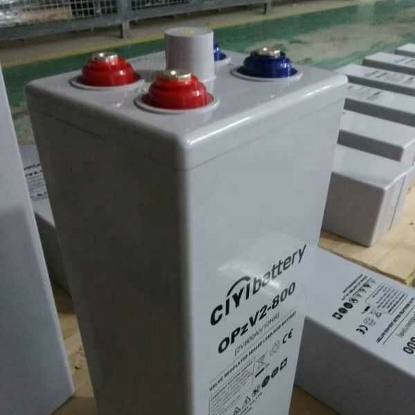 26 Years Max Life OPZV battery Tubular Lead Acid Battery 2V 800AH