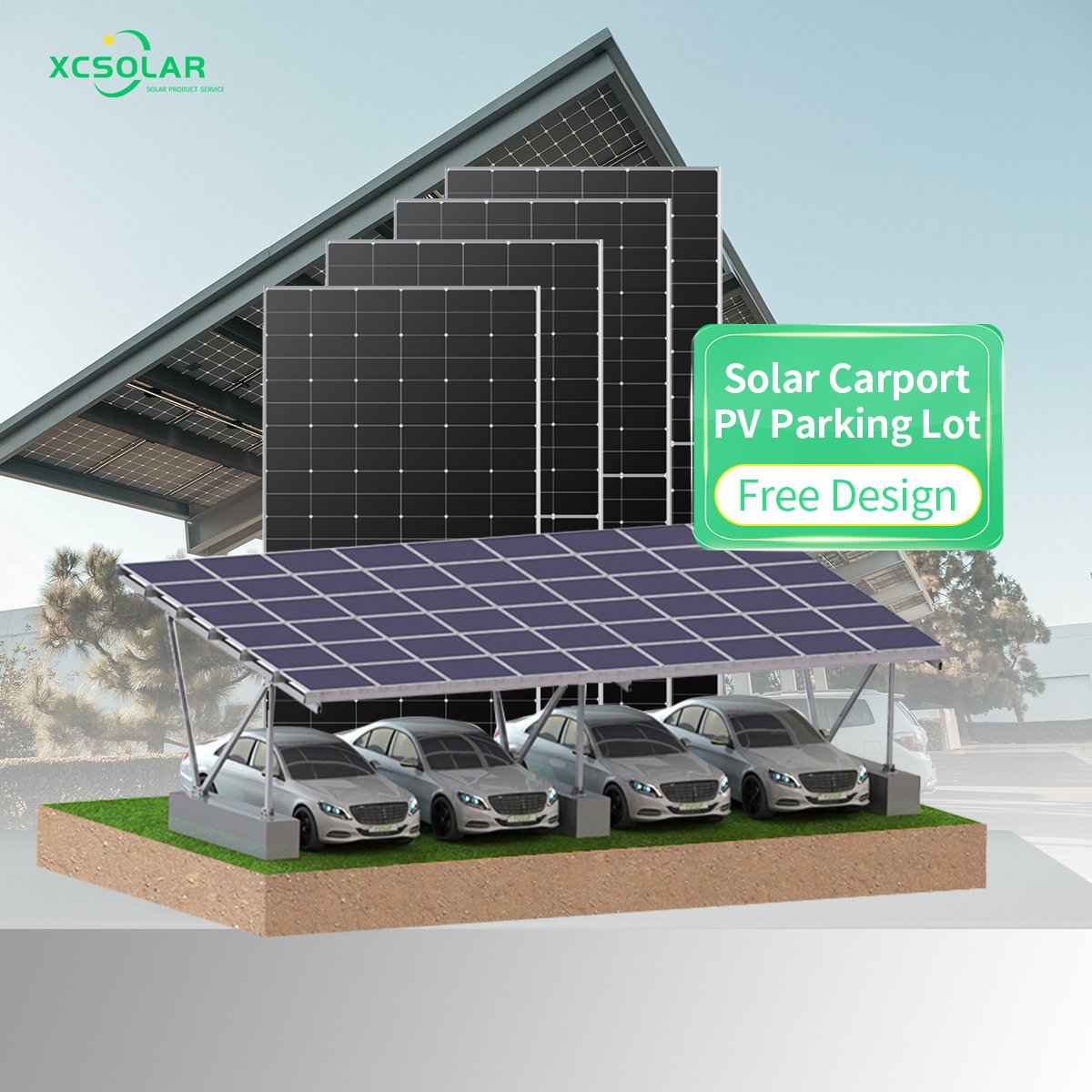 XC SOLAR 100kw Complete Photovoltaic System On and Off Grid Hybrid Roof Tiles Three Phases 20kw 25kw 30kw Solar Panel System//