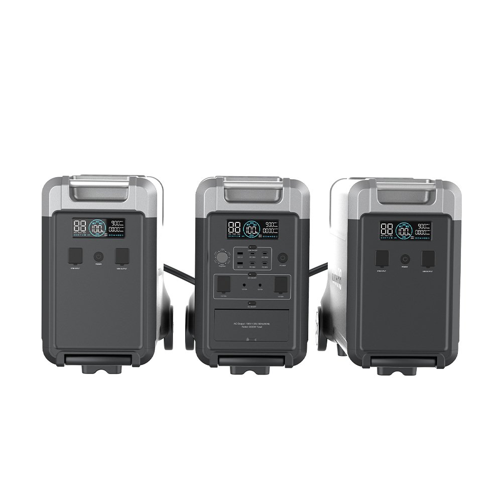 Long Recycle Life Home Power Station 3840WH 3600W Output Solar Panel Charging Lifepo4 Battery with UPS-Main Machine