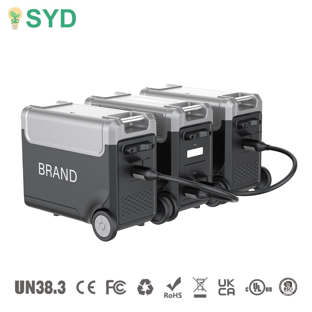 Long Recycle Life Home Power Station 3840WH 3600W Output Solar Panel Charging Lifepo4 Battery with UPS-Main Machine