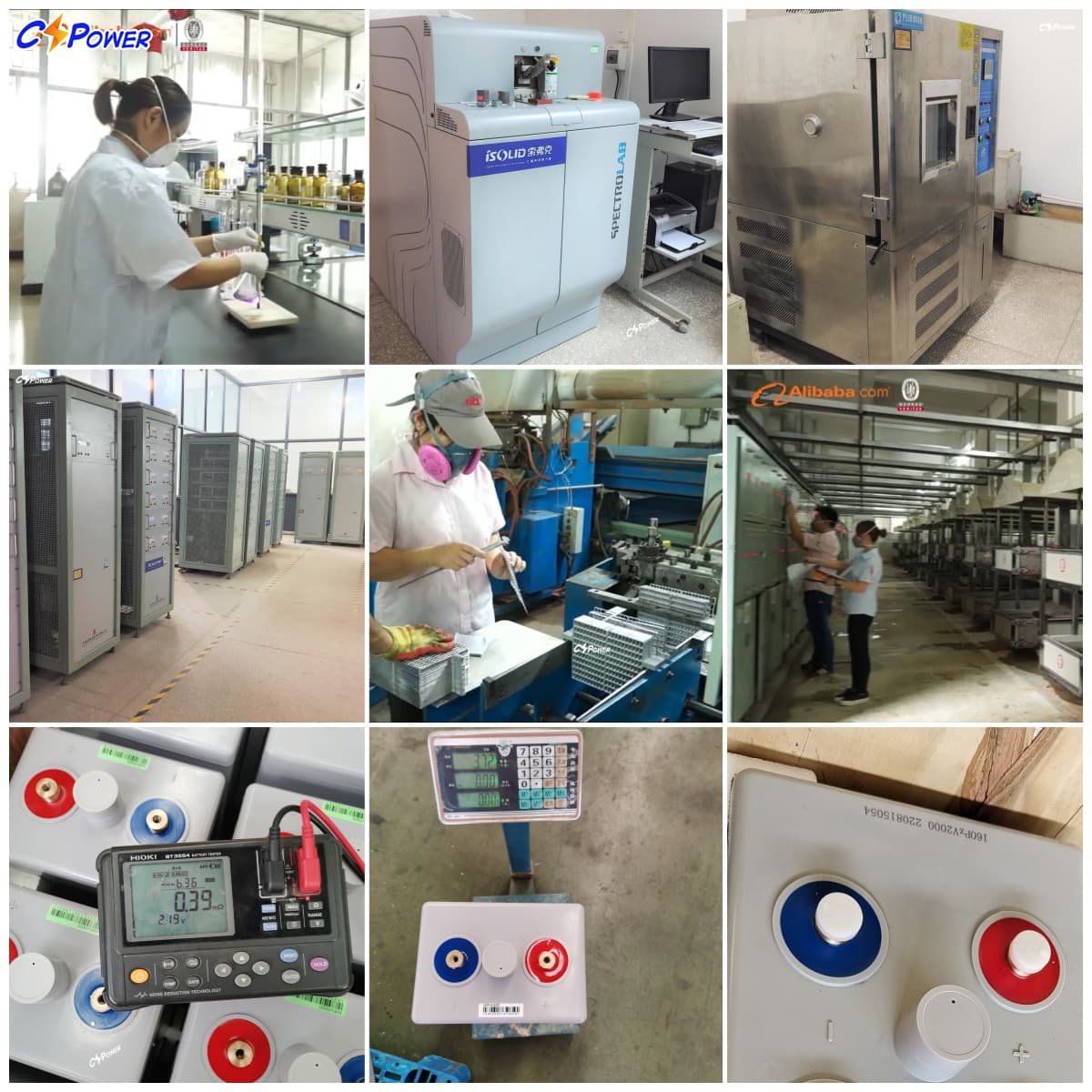 CSPower 2V 200Ah Power Energy Tubular Gel OPzV Battery for Solar Panel Industrial China Factory OPzV2-200 4OPzV200 DAR