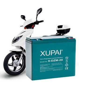 XUPAI Long life 6 DZF 20 agm battery 12V20AH for ebike