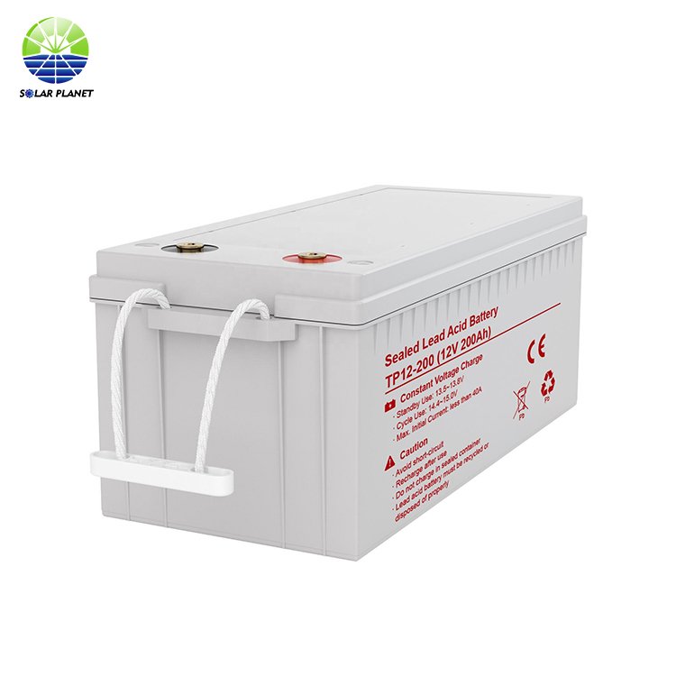 Solar Planet 200Ah 250Ah 300Ah Deep Cycle Solar Storage Battery GEL 12V 100Ah Lead Acid Batteries