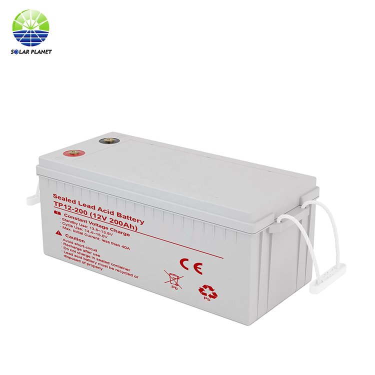 Solar Planet 200Ah 250Ah 300Ah Deep Cycle Solar Storage Battery GEL 12V 100Ah Lead Acid Batteries