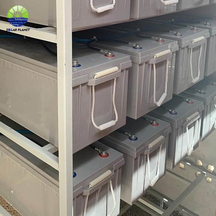 Solar Planet 200Ah 250Ah 300Ah Deep Cycle Solar Storage Battery GEL 12V 100Ah Lead Acid Batteries