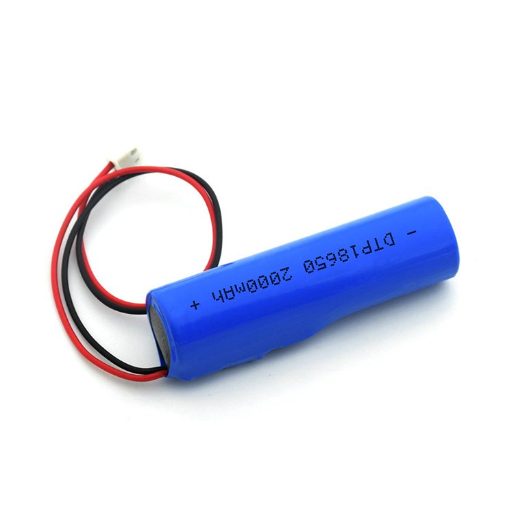 18650 3.7v Rechargeable Cylindrical Cells Li-ion 2000mah 10C NCM Lithium Battery For Solar Energy System
