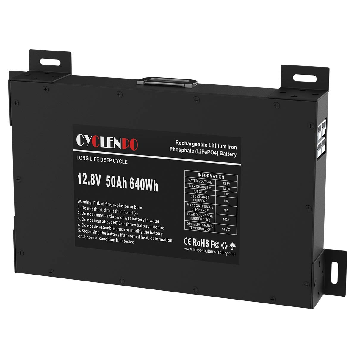 Ultra slimline 12v 200ah lithium ion battery for off road