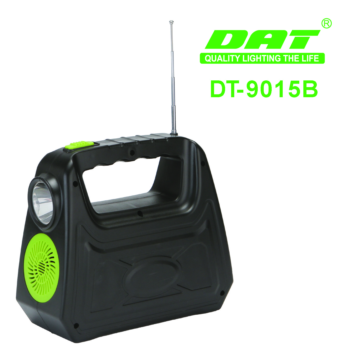 DT-9015B DAT AC to DC solar lighting system with Music and FM radio function solar lighting kits with USB function