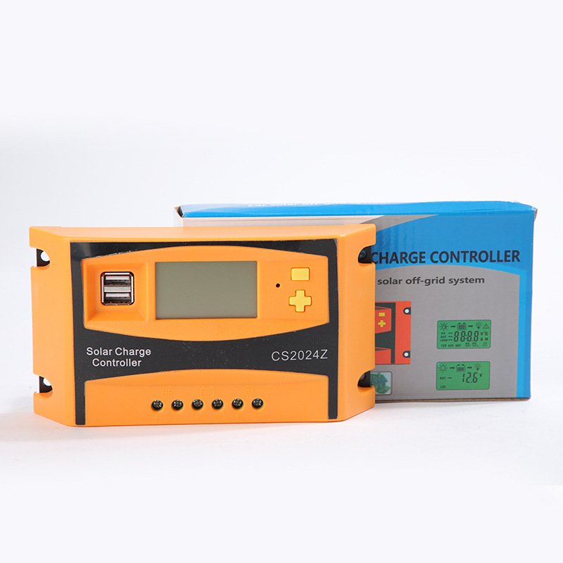 CS2024 12V24V20A Solar Charger controller 200W Solar panel photovoltaic controller Colloidal lead acid battery controller