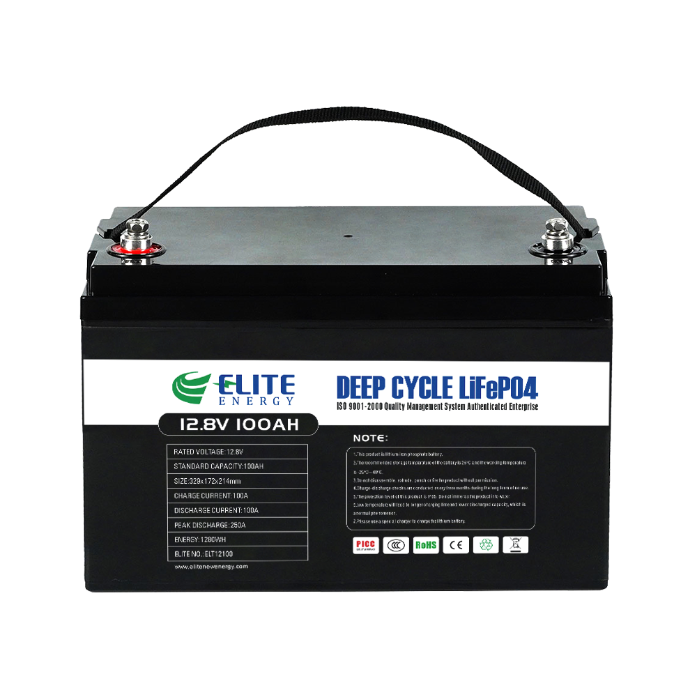 Lifepo4 Battery Pack 12V 100Ah Smart BMS Solar System Home Energy Storage Rechargeable Lithium Ion Batteries For RV Marine Boat