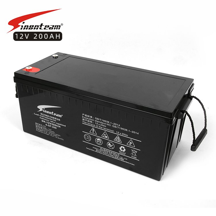 12V 250Ah AGM UPS lead acid battery rechargeable sealed maintenance free valve regulated deep cycle 12 volt battery