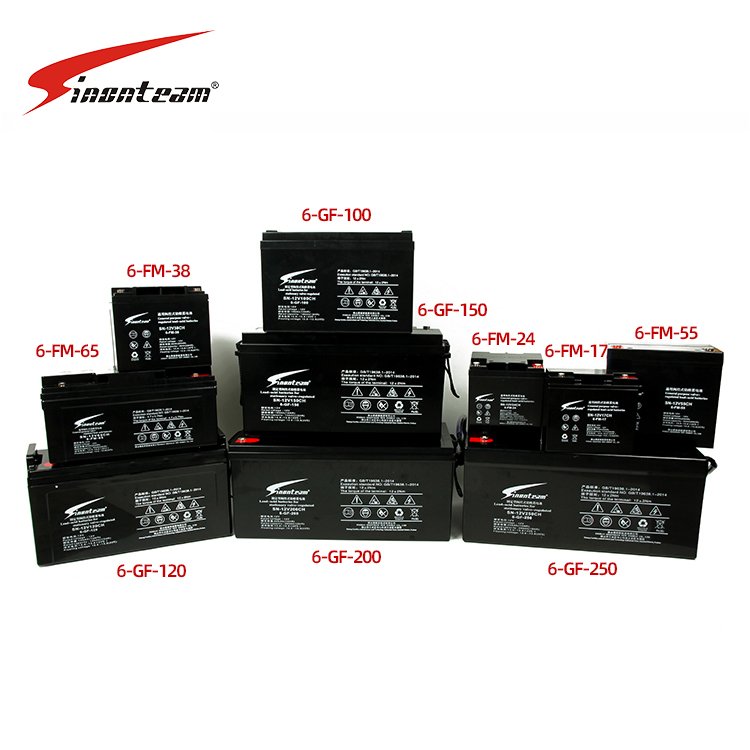 12V 250Ah AGM UPS lead acid battery rechargeable sealed maintenance free valve regulated deep cycle 12 volt battery