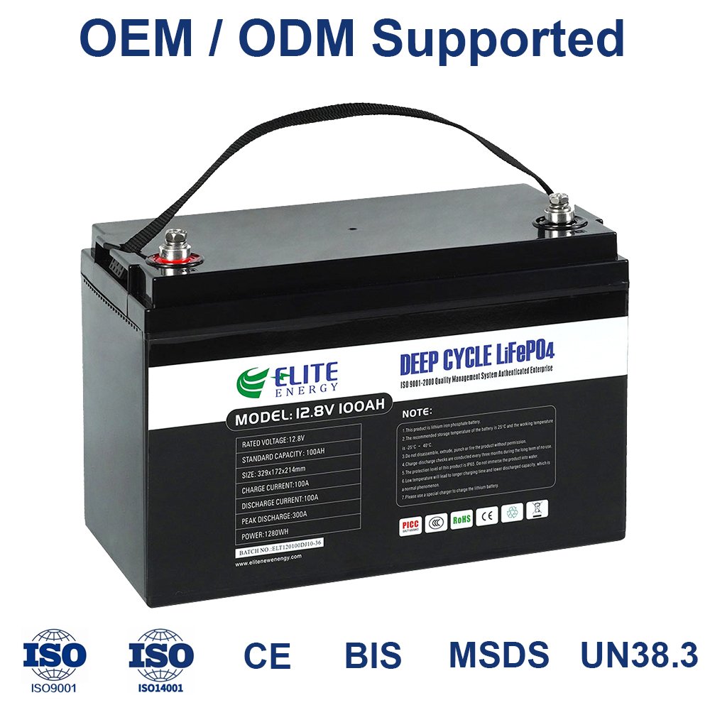 12V 60Ah 100Ah 150Ah 200Ah Lifepo4 Lithium ion Battery Packs Rechargeable Deep Cycle battery for Boat yacht Solar Battery