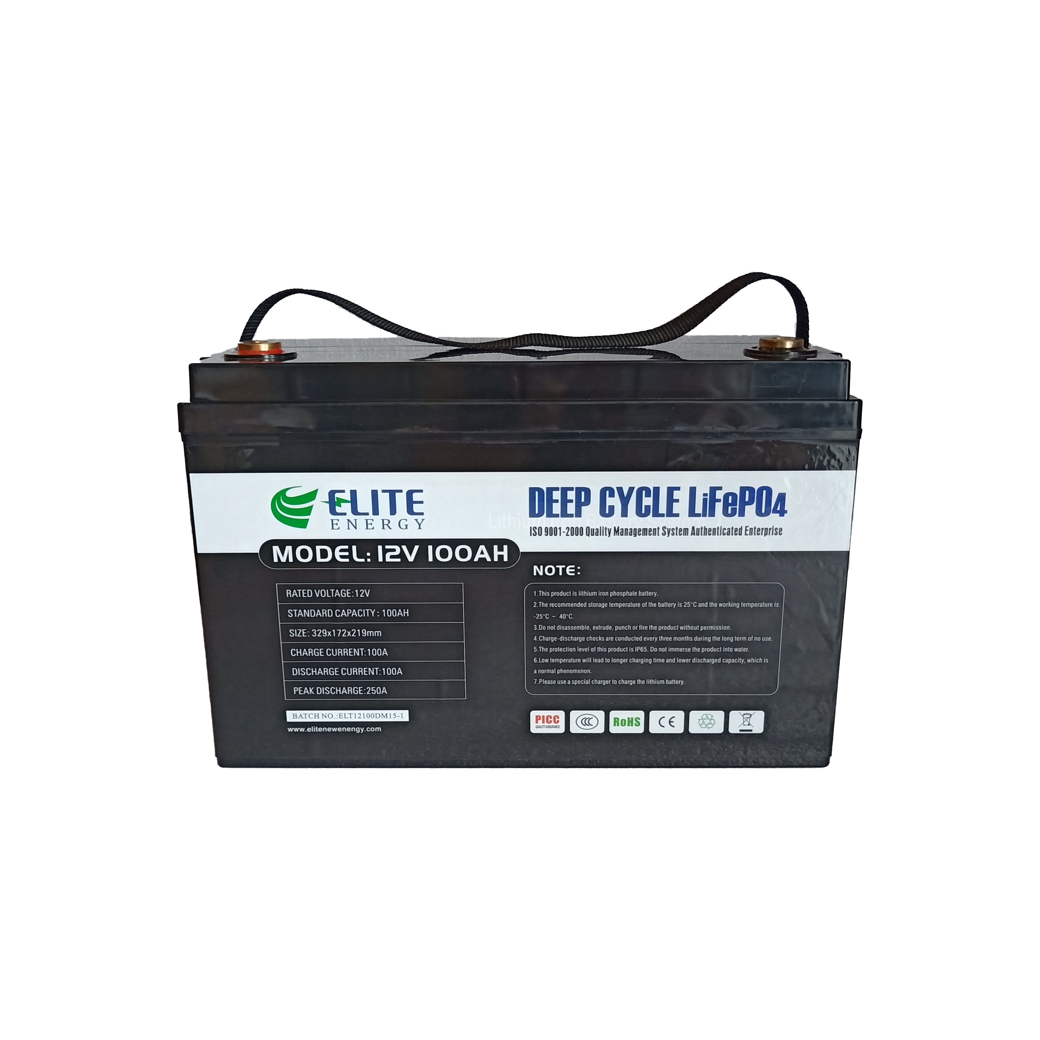 12V 60Ah 100Ah 150Ah 200Ah Lifepo4 Lithium ion Battery Packs Rechargeable Deep Cycle battery for Boat yacht Solar Battery