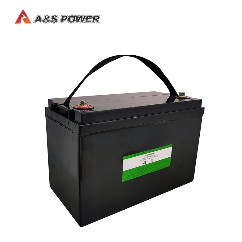 Lead-acid battery shell with Lifepo4 cylindrical cell 25.6V 50Ah Lifepo4 battery pack with BMS