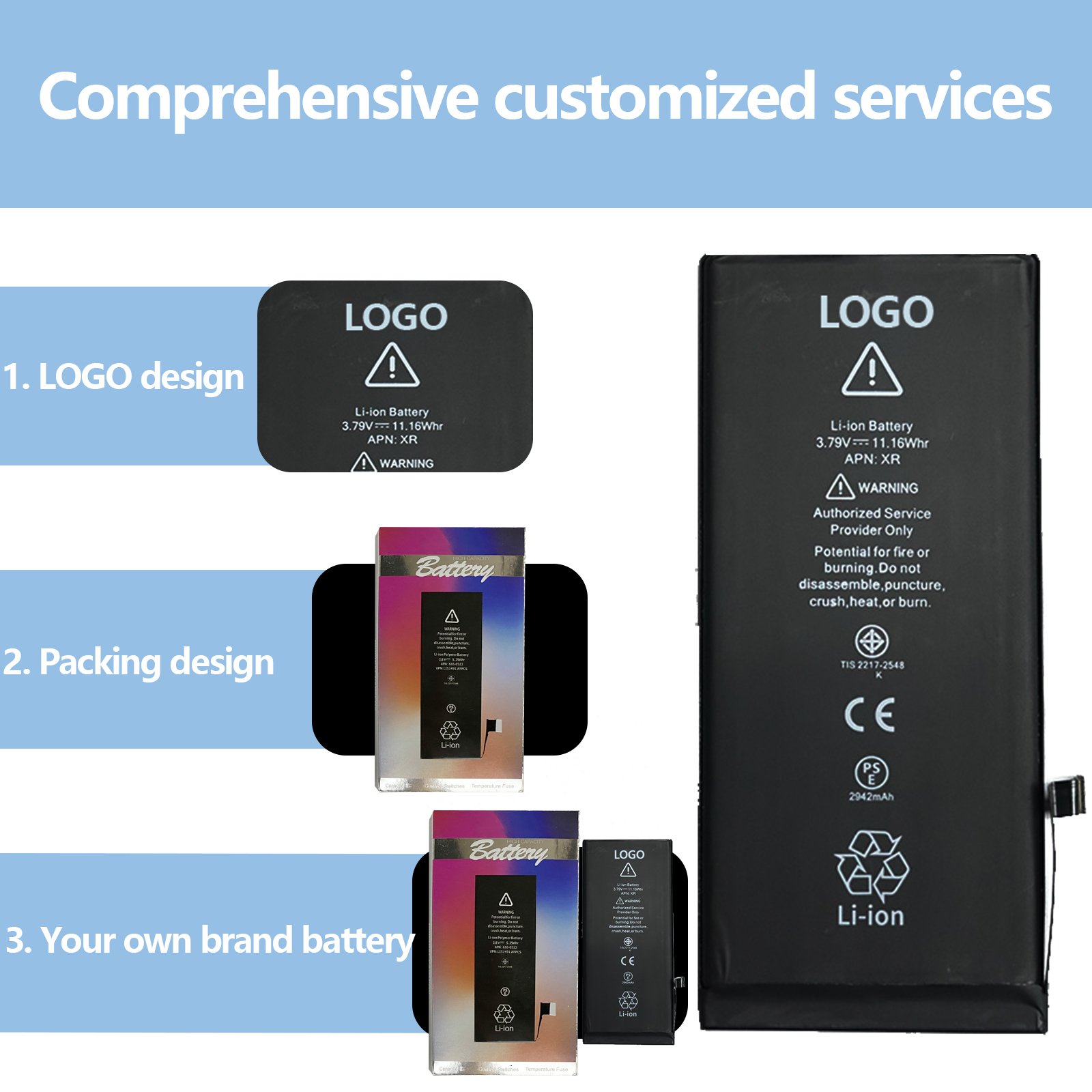 Best Sale Customized High Capacity 3574mah 15 Pro Mobile Phone Battery Replacement Battery Cell For iPhone 15 Pro Battery Cell