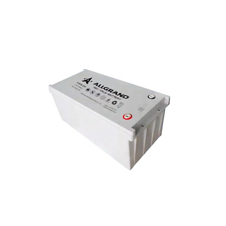 Allgrand Solar Panel Battery 12v 200ah Lead Acid Battery CE Narada 8 Years Batterie Gel 12 V 12years