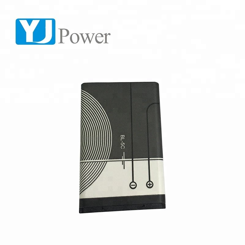 Aluminum shell battery BL-5C 3.7V lithium ion battery 1050mAh Rechargeable battery for Walkie-talkie