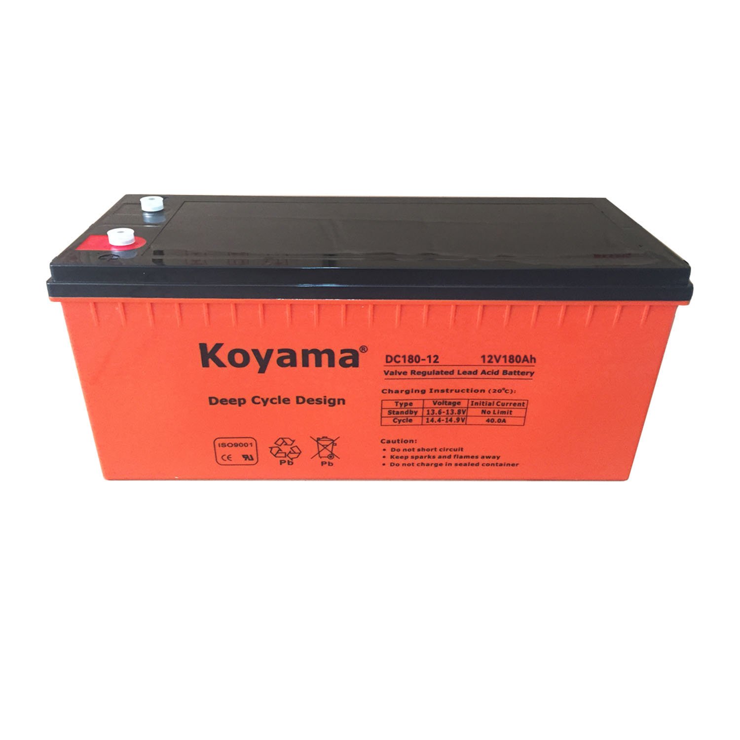 Wholesale factory price VRLA DC180-12 12V 180Ah AGM Deep Cycle energy storage Battery 4D group for RV Camping Backup Power