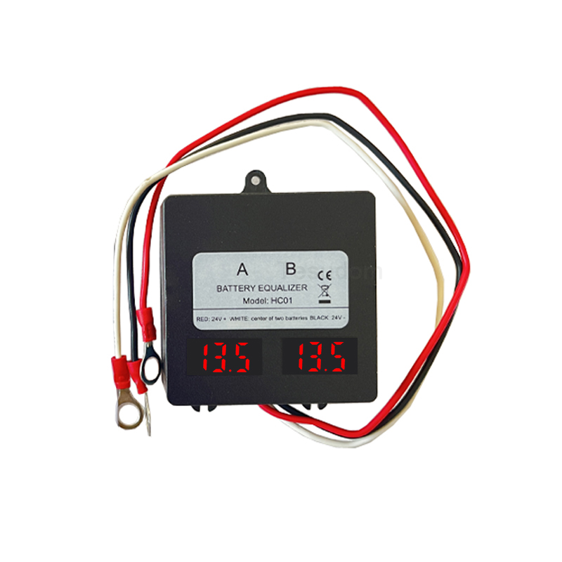 24V Battery Equalizer Balancer HA01 With LCD Display for Li li-ion Lead Acid Battery Connected
