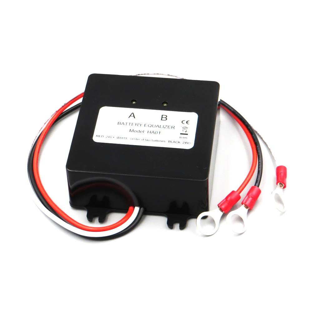 24V Battery Equalizer Balancer HA01 With LCD Display for Li li-ion Lead Acid Battery Connected