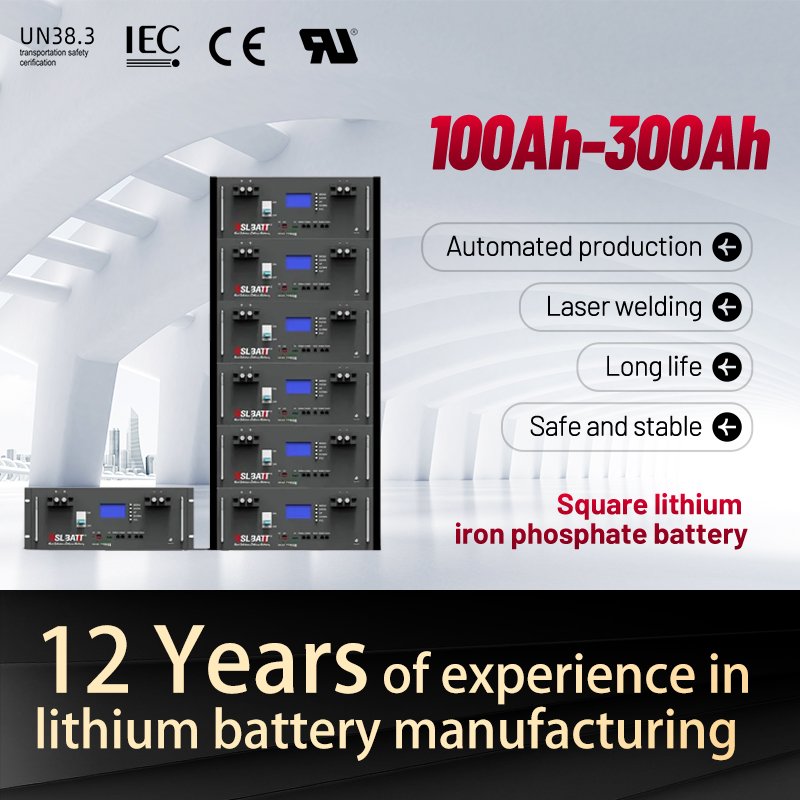 BSLBATT Batterie Solaire lithium 10kwh lithium ion batteries 48v 200ah 5kv For Solar System