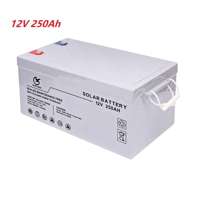 Rechargeable 12V 100Ah-300Ah Solar Deep Cycle Battery Lead Acid Gel AGM for Home Storage 150Ah Capacity