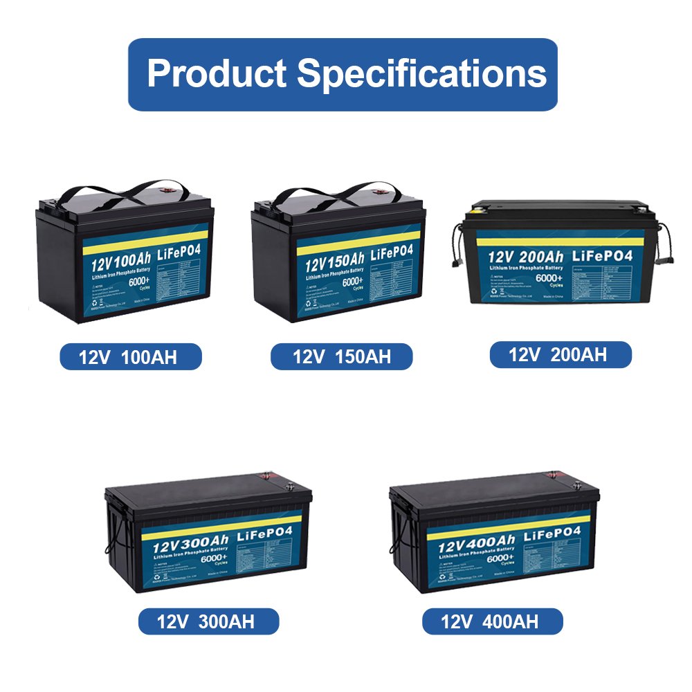 Factory Direct Deep Cycle Battery 200ah 12v Solar Energy Battery Storage System Long Battery 50ah 100ah 150ah 280ah 12v 24v