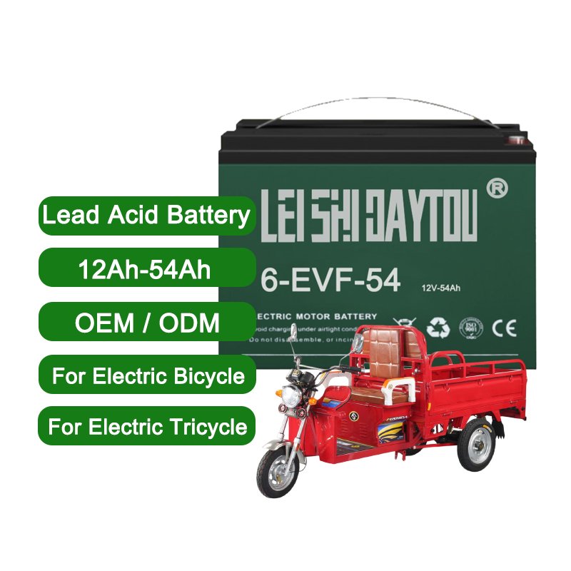 New Ebike Batteries, Electric Tricycle 12V52AH New Power Tram Lead-Acid Batteries 52AH Ebike Battery Wholesale Prices