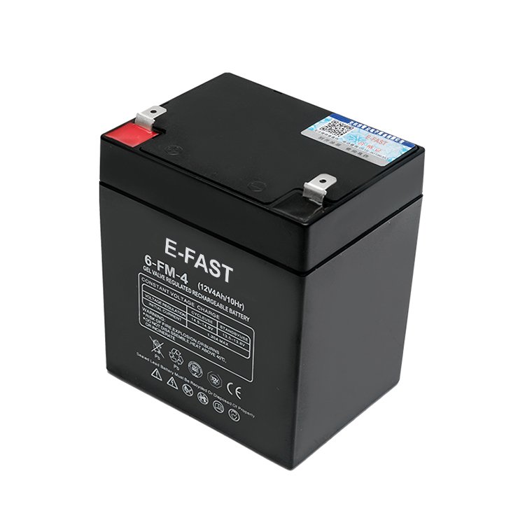 2023 Factory Bulk Supply E-FAST 12volt 4ah lead acid sealed batteries 12V Seal Acid Battery Backup Time for UPS Use