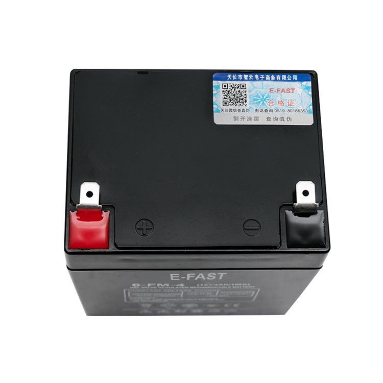 2023 Factory Bulk Supply E-FAST 12volt 4ah lead acid sealed batteries 12V Seal Acid Battery Backup Time for UPS Use