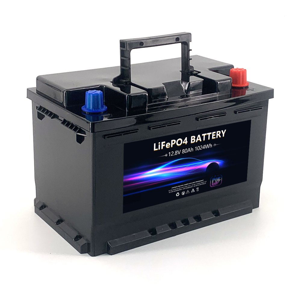 12v 80Ah 900CCA Auto starter battery Lithium Iron Phosphate Battery LiFePO4 Car Boat Starting battery pack