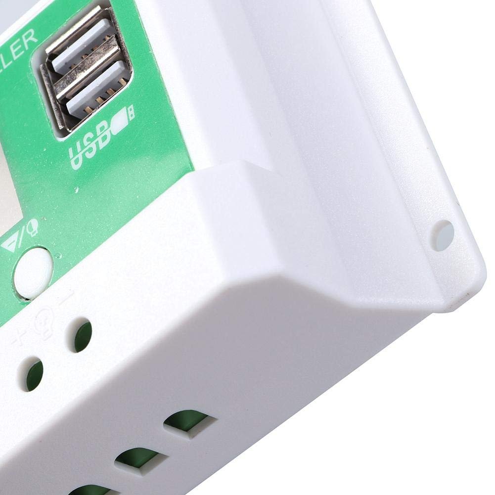 PWM 30A Y&H Solar Panel Charge Controller for with Dual USB Backlight LCD Display12V 24V Lead Acid/Lithium Battery