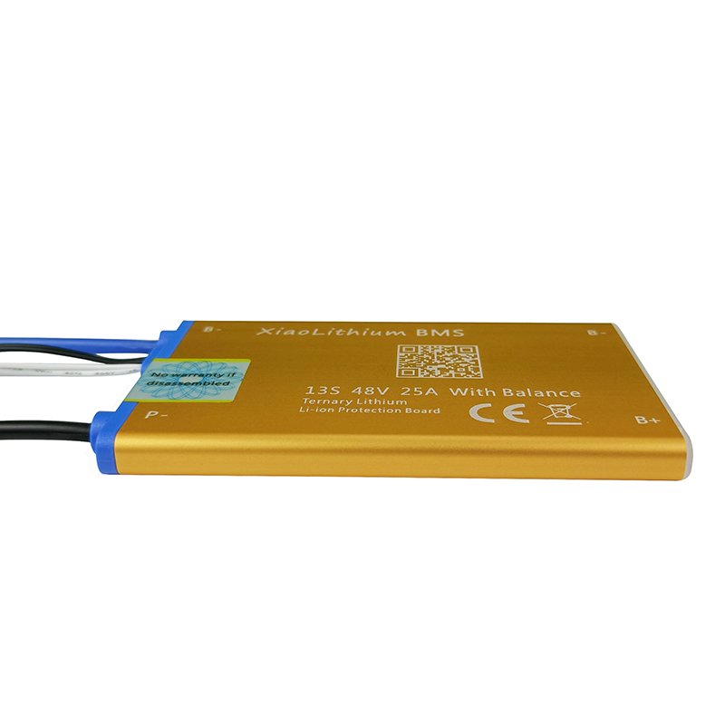 li-ion 13S BMS 48V 25A Battery Management System BMS with Balanced Same Port BMS with temp sensor and switch off/on