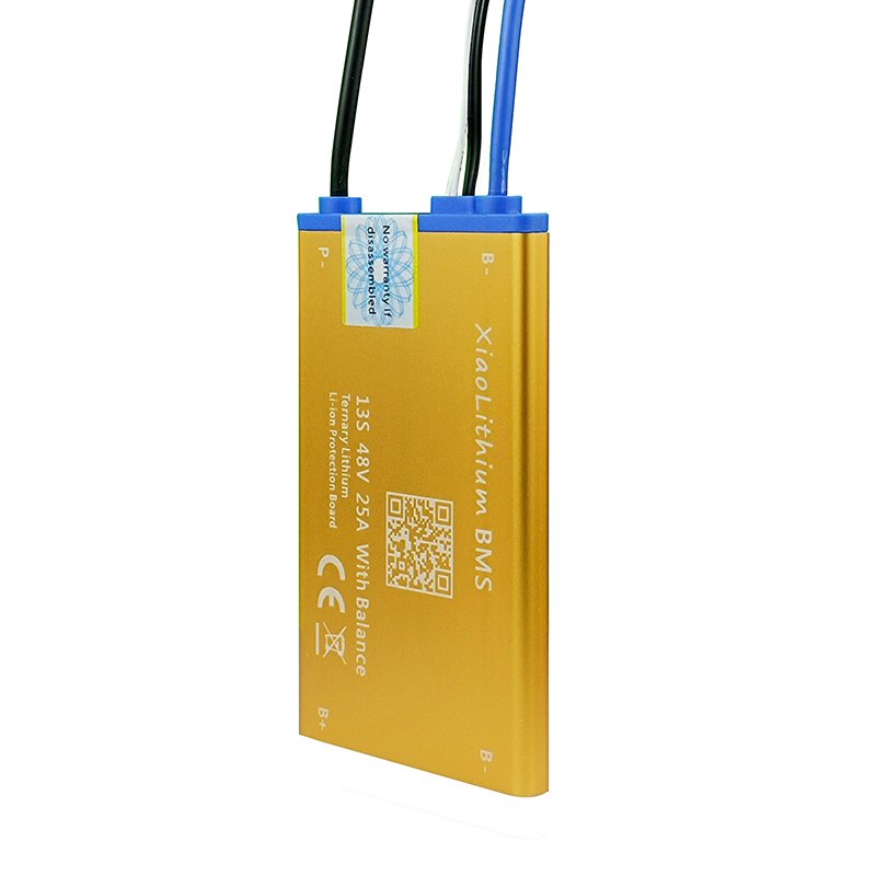 li-ion 13S BMS 48V 25A Battery Management System BMS with Balanced Same Port BMS with temp sensor and switch off/on