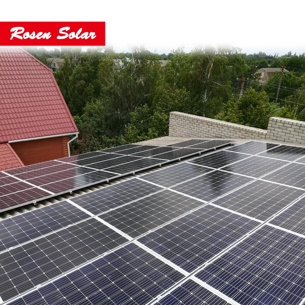 Hot Sale 20KW Hybrid Energy Storage Solar Panel System Single Phase for Home